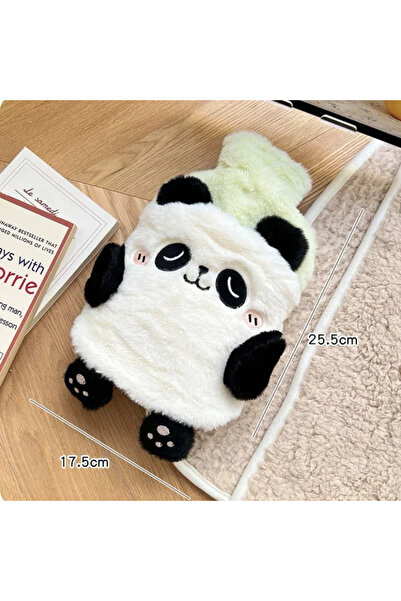 Choice قربة ماء ساخن بيضاء سعة 750 مل، بتصميم كاواي، معزولة حرارياً ، وبري من...