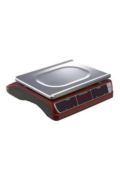 rexa Commercial Grocery Scale – Red, 13×4.1×11.8 inches