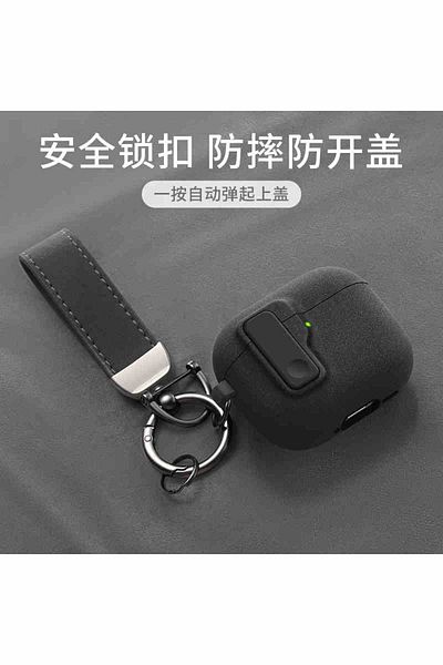 Choice For Airpods4 D 2024 New Hard Protector for AirPods 4 with Magnetic Lid Lock Hybrid Case Luxury Prote