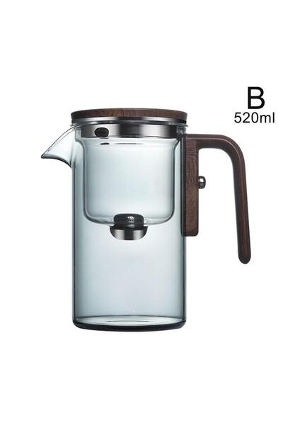 Choice3 Gray 520ml Water Separation Inner Container Teapot One Click Magnetic...