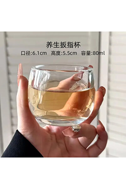 Choice 100ml A Crystal Glass Thickened Single Cup of High-grade Health Tea Cu...