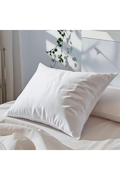 Pucioasa Hotel pillow cotton percale 70 × 70 cm, Luxury, microgel filling, white