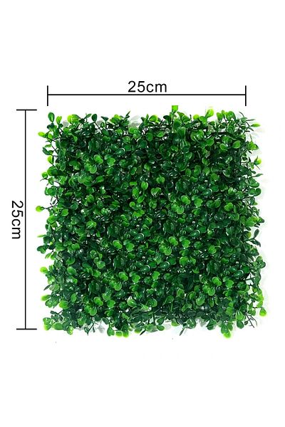 Choice 6pcs 25x25CM 25*25cm Artificial Plant Walls Foliage Hedge Grass Mat Greenery Panels Fence Plastic La