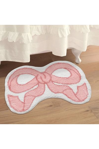 Choice 40X60CM 1.3X2FT FYR1 VIKAMA Creative Bow Rug Living Room Bedroom Kitchen Bathroom Absorbent Machine