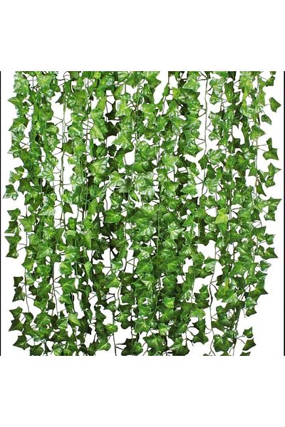Choice green 12 Pack 84 Feet Fake Ivy Leaves Artificial Garland Greenery Hanging Plant Vine Wedding Wall Pa