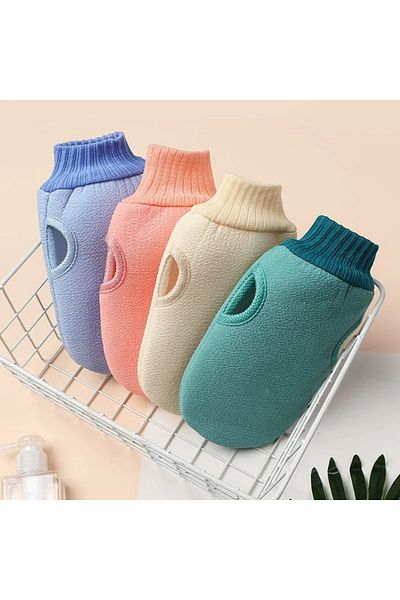 Choice pink 1pc Bath for Peeling SPA Exfoliating Shower Brush Body Cleaning Scrub Mitt Rub Dead Skin Gloves