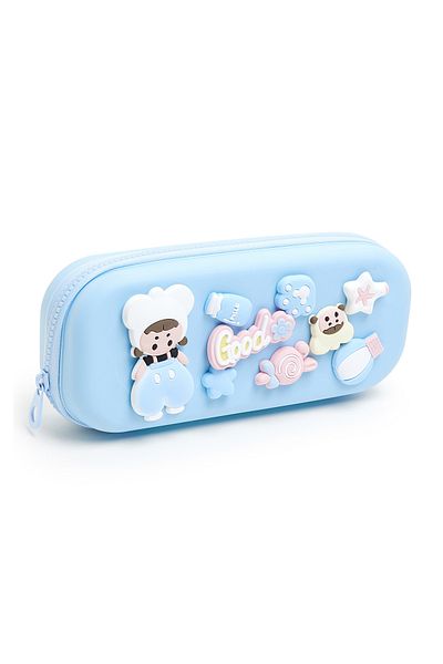R&B Light Blue Girls Pencil Case