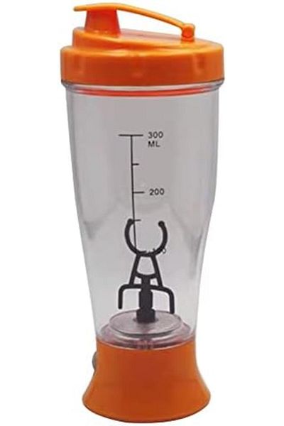 Biki Electric Protein Shaker Bottle, Portable 350ml Electric Protein Powder Mixing Cup Milk Coffee Blende