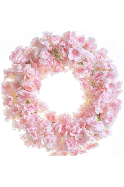 Choice 1PC PINK 180CM Artificial Sakura Flowers Vine Wedding Garden Rose Arch Home Party Decoration Festiva
