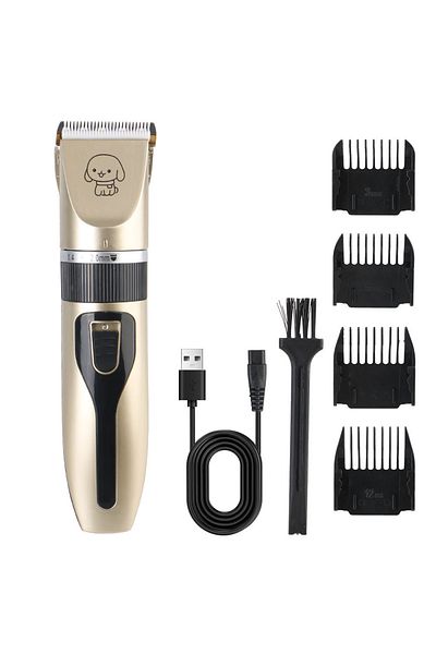 Choice GOLD Pet Hair Clipper Haircut Trimmer Shaver Set For Rabbit Dog Cat Puppy Grooming Clipper Cutter Pe
