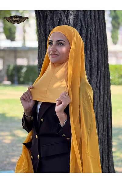 ALADİYAR Ninja Bon Shawl (Chiffon)
