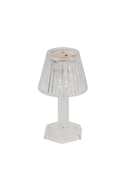 wei inox Battery operated night light, plastic, transparent, 12x6.5 cm
