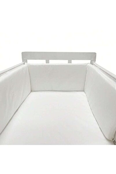 AIBOYING White Baby Bumper Chichonera Crib Cot Protector Infant Cotton Childr...