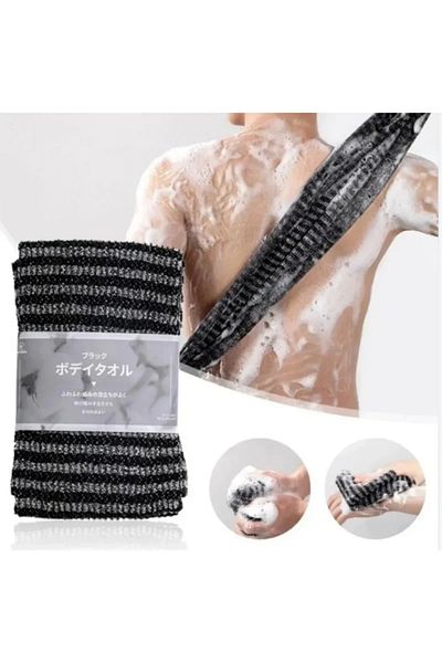 Choice blue Japanese Rubbing Washcloth Bath Nylon Towel Brush for Back Towels Exfoliating Scrub Shower Spon