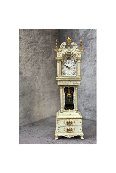 BLA BLA FOAM Decorative pendulum clock, tabletop, music box, baroque, quartz mechanism, jewelry drawers, vintage