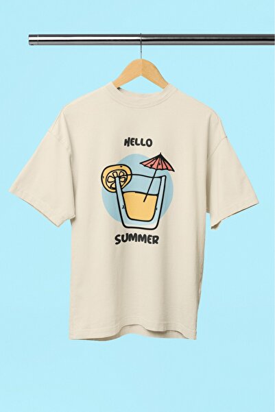 ArtYus تي شيرت رجالي/نسائي صيفي وليمون مطبوع برقبة دائرية وأكمام قصيرة