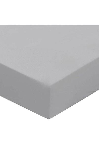 Choice 71x132x20cm Light Grey 1pc Solid Crib Fitted Sheet Microfiber Super Soft Toddler Bedsheet Washable B