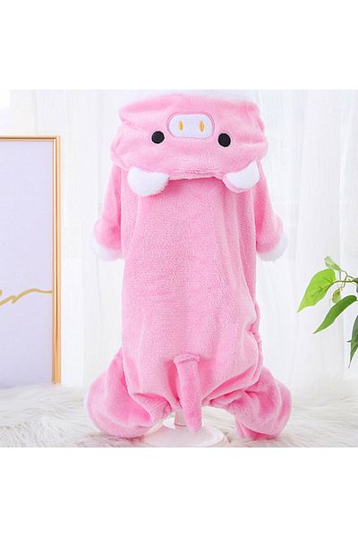 Choice XS（old） Cf007-Pig 1 Piece of Piggy Pattern Pet Clothing for Kittens and Puppies - Cotton and Wool Kn