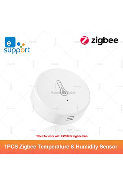 Choice 1PCS EWelink Smart Zigbee Temperature Humidity Sensor App Control Indoor Thermometer Monitor Home Au