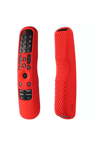 Choice Red Silicone Remote Control Case Cover Shockproof Cover for LG AN-MR21GC AN-MR21GA AN-MR21N Remote C