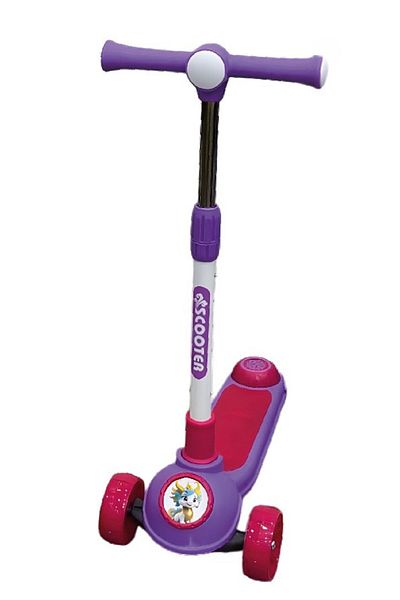 rexa 3-Wheel Foldable Scooter for Kids – Adjustable Handlebar, Lightweight & Portable Design