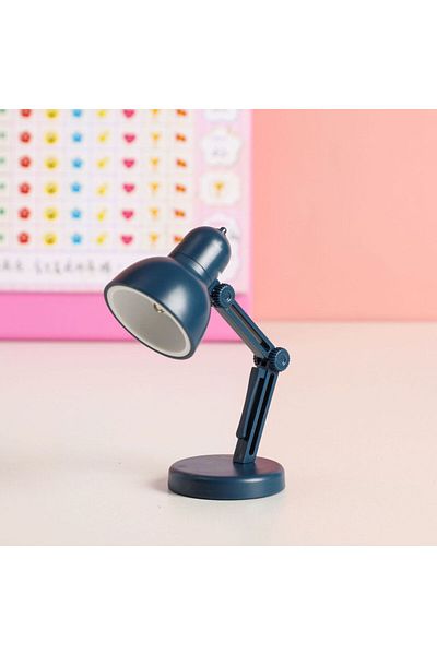 Choice Blue LED mini desk lamp creative portable night light with clip student dormitory bed bed reading li