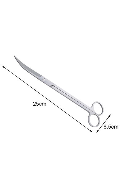 Choice4 مقص منحني، أدوات مقص حوض السمك، ملقط، نباتات، مقص موجة، عشب، منظف من ...