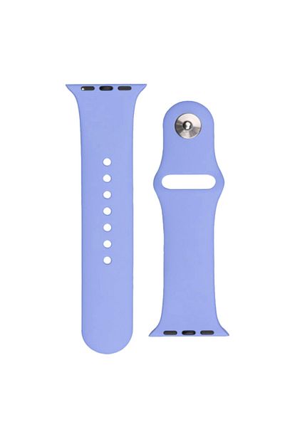 Hurtel Silikonowy pasek do zegarka Apple Watch 2-9/SE 38/40/41mm Silicone Strap APS fioletowy