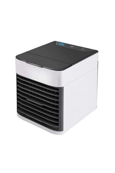 Andowl Mini Air Conditioner 2in1 with Cooling and Purification, 3 Speeds, LED Lighting