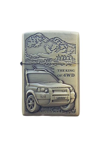 dalimag Brichetă metalică, relief 3D, King of 4WD M1, verde