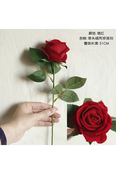 Choice 1pc 9 Artificial Flower silk Rose Valentine's Home vase Decor Wedding bridal bouquet Outdoor Garden