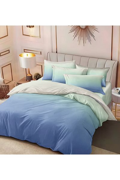 CHIRASO FINET Cotton Bed Linen, Classic Sheet 240x250cm, Duvet Cover 200x230cm, 4 Pillowcases