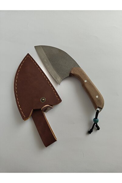 Krc Knife Ahşap Kabze Almazan
