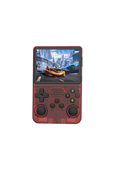 Choice Red Open Source Handheld Game Console 3.5Inch IPS Screen Built in 16000 Games Supports online double