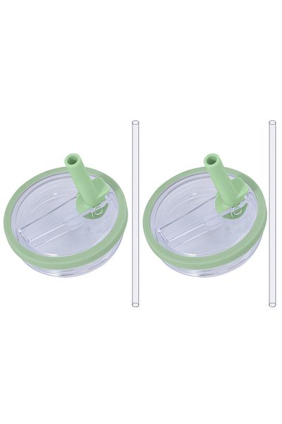 Choice Green 2PCS 30Oz Tumbler Flip Straw Lid Replacement Spill Proof Reusable Tumbler Cover Splash Resista
