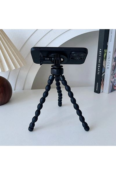 Choice black For Magsafe Magnetic Tripods For Mobile Phone Tripod Smartphone Monopod Universal Stand Octopu