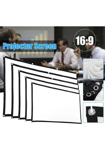 Choice 120 inch 72 84 100 120 150 inch Projector Screen 16:9 Foldable Portable 4K Movie Home Theater Outdoo