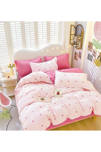 CHIRASO FINET Cotton Bed Linen, Classic Sheet 240x250cm, Duvet Cover 200x230cm, 4 Pillowcases