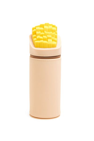 R&B Beige Silicone Pencil Case
