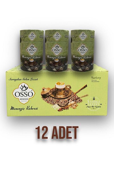 Osso 12 Pack Cylinder Menengiç Coffee (12X200=2400Gr)
