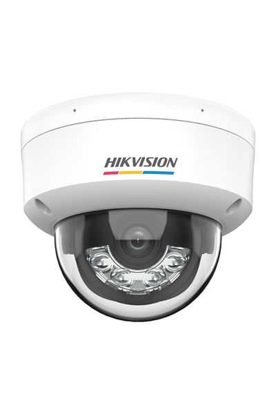 Hikvision Cameră IP ColorVu cu iluminare duală, 6MP, 2.8mm, IR 30m, WL 30m, microfon, PoE, IK08 -DS-2CD1167G2H-LIU-2.8mm