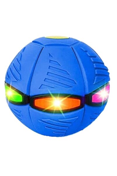 EZGETOP Jucărie cu minge magică EZGETOP®, cu 6 LED-uri, tip OZN, albastră