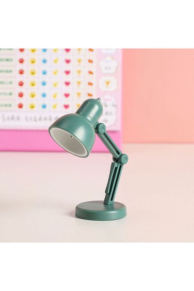Choice Green LED mini desk lamp creative portable night light with clip student dormitory bed bed reading l