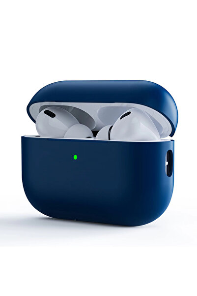 Choice غطاء أزرق غامق لسماعات AirPods Pro 2 اللاسلكية بتقنية البلوتوث، غطاء س...