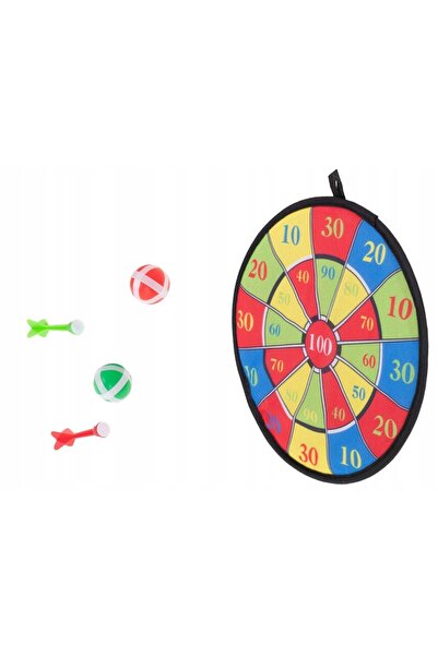 OEM Dart Game, Round, Polystyrene/Cardboard, 28 cm Diameter, Multicolor