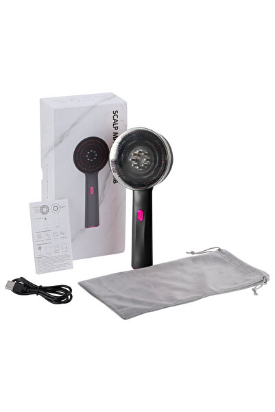 Choice فرشاة إعادة نمو الشعر الكهربائية الأرجوانية مع جهاز ضوء الأشعة تحت الحمراء وتدليك فروة الرأس بنقاط الوخز بالإبر ومضاد لتساقط الشعر