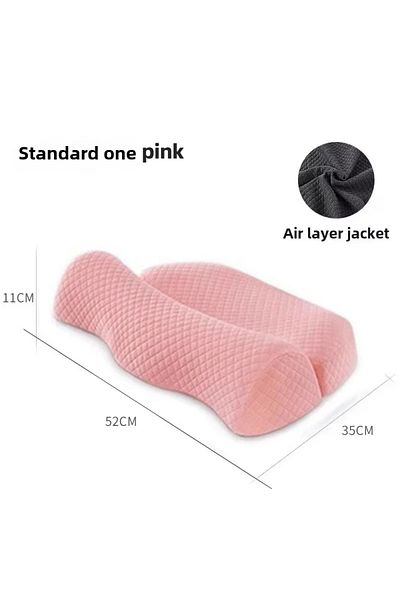 Choice 52x35x11cm Pink Cervical Pillow, Memory Foam Contour Pillow, Bed Pillows for Side Sleeper Ergonomic