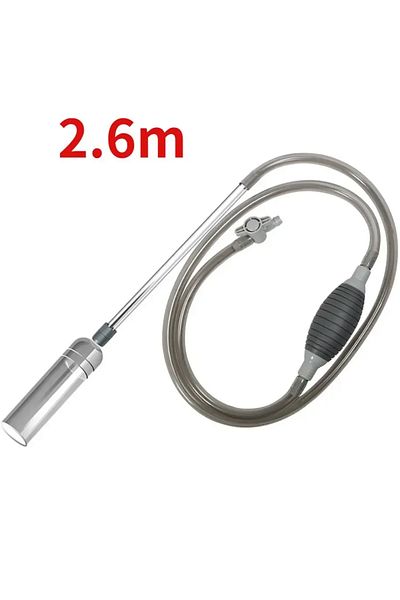 Choice 2.6m 1.5m/1.7m/2.6m Aquarium Manual Water Changer Fish Tank Air Pump Cleaning Tools Handheld Aquari