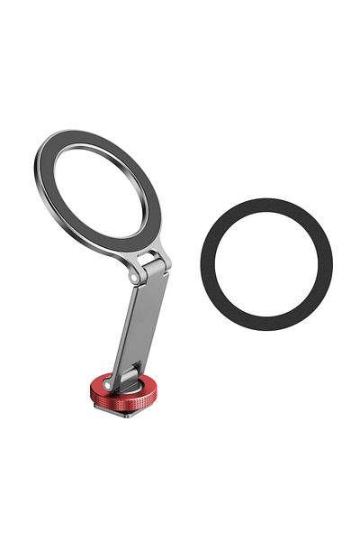 Choice Magnetic Bracket B Flymile Magsafe Metal Magnetic Fixed Phone Holder Foldable Cold Shoe Tripod Adapt