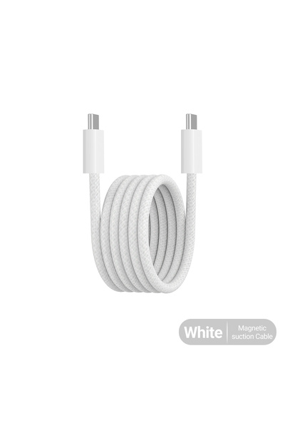 Choice كابل USB C إلى USB C بطول 1 متر، بيج، PD 100 وات، شاحن سريع PD 3.1، مضفر من النايلون